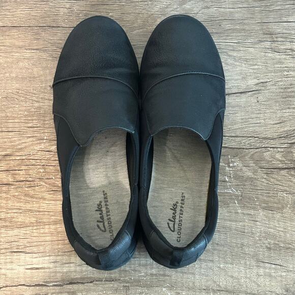 Clark’s Cloud Steppers Sullivan Paz Women’s Slip-On Shoes Size 10 Wide Black - Picture 7 of 8